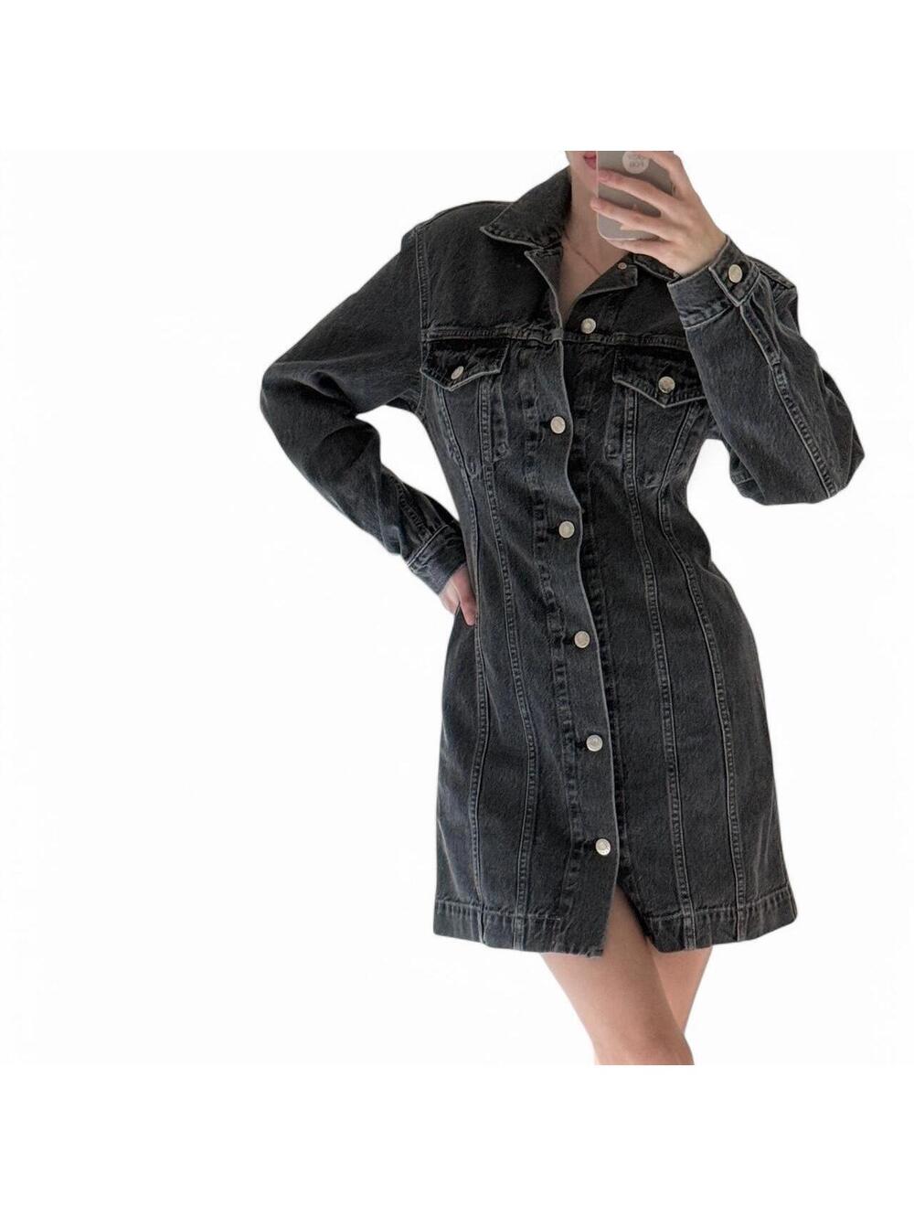Helmut Lang denim mini dress